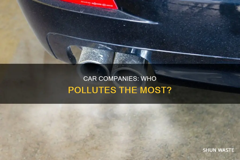 which car companies pollute the most