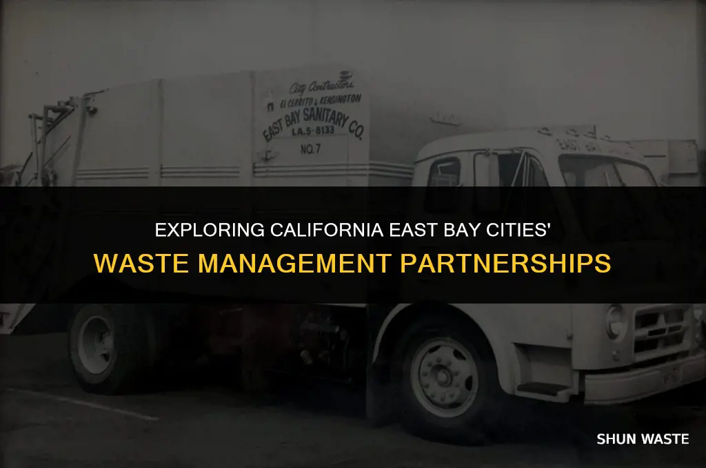 which cities in california east bay contract with waste management