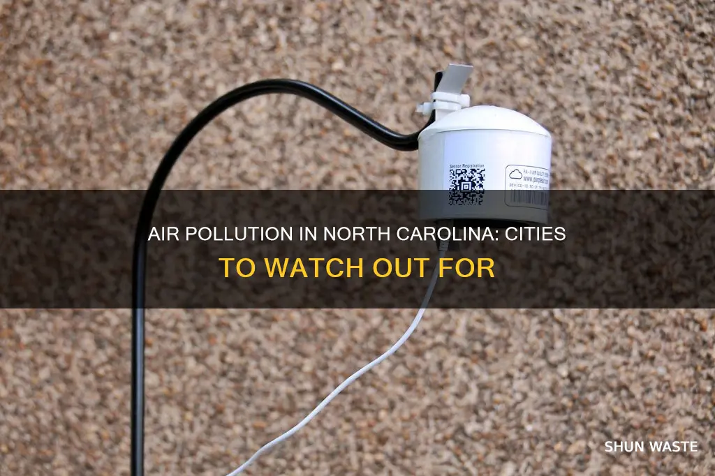 which cities in nc have the worst air pollution