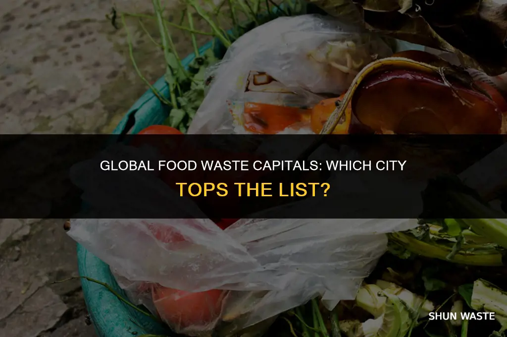 which city wastes the most food
