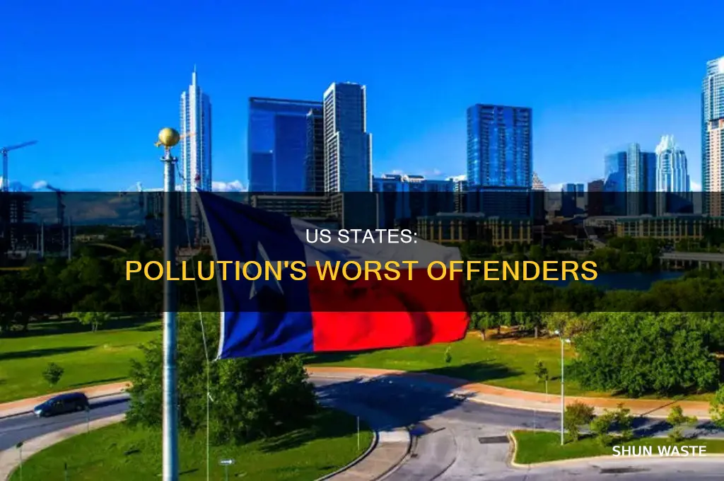which countries in the us has bad pollution
