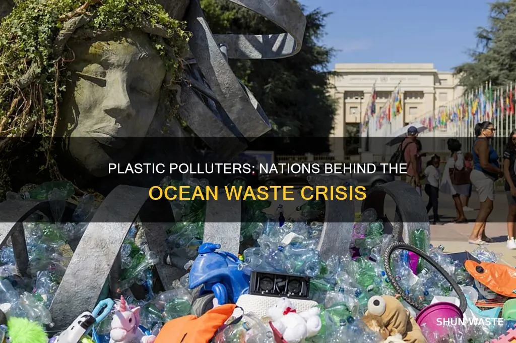 which countries pollute the most ocean plastic waste