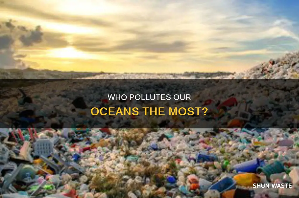which countries produce the most marine pollution