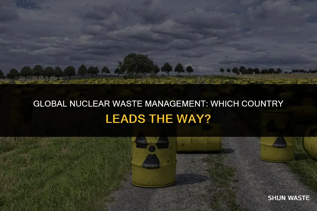 which country has the most advanced nuclear waste management plan