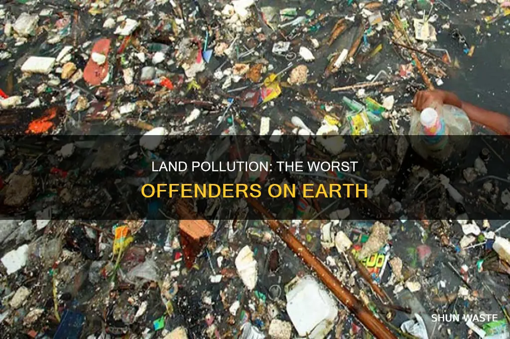 which country has the most land borne pollution