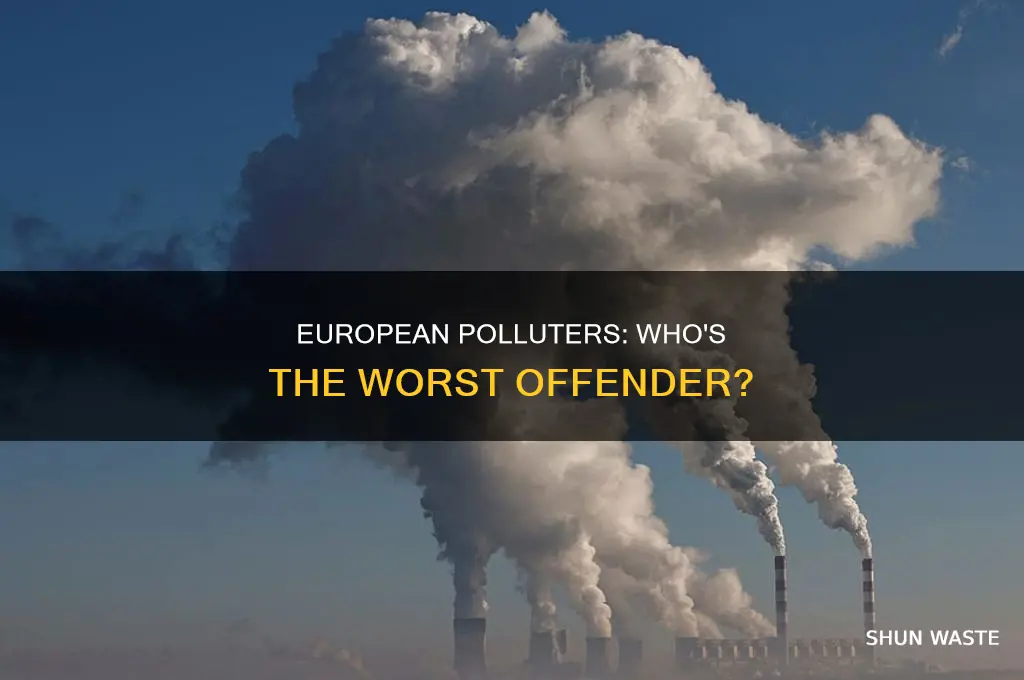 which country in europe contributes most to pollution