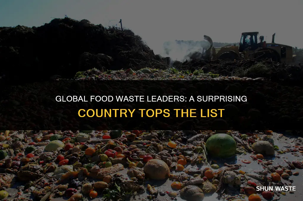 which country is leading in food waste ranking