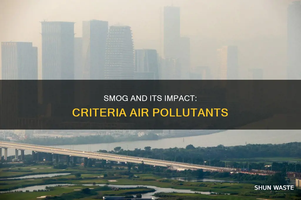 which criteria air pollutant is formed as result smog