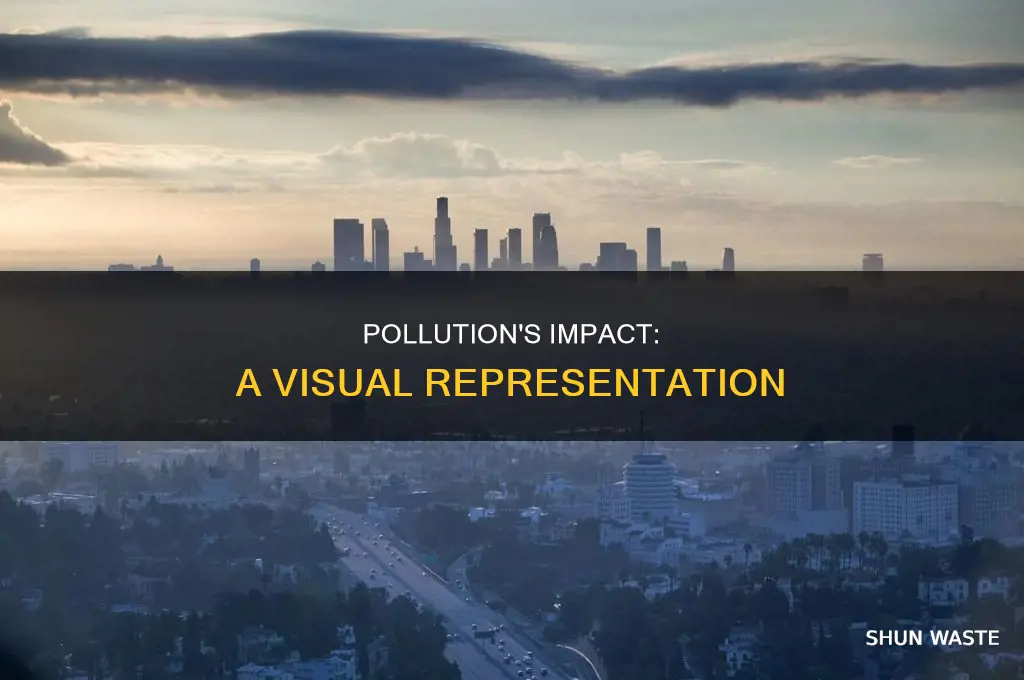which effect of pollution does the photograph most likely show