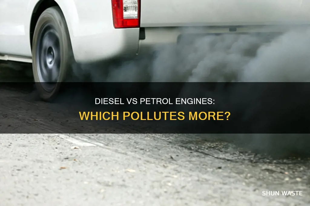 which engine is more polluting diesel or petrol