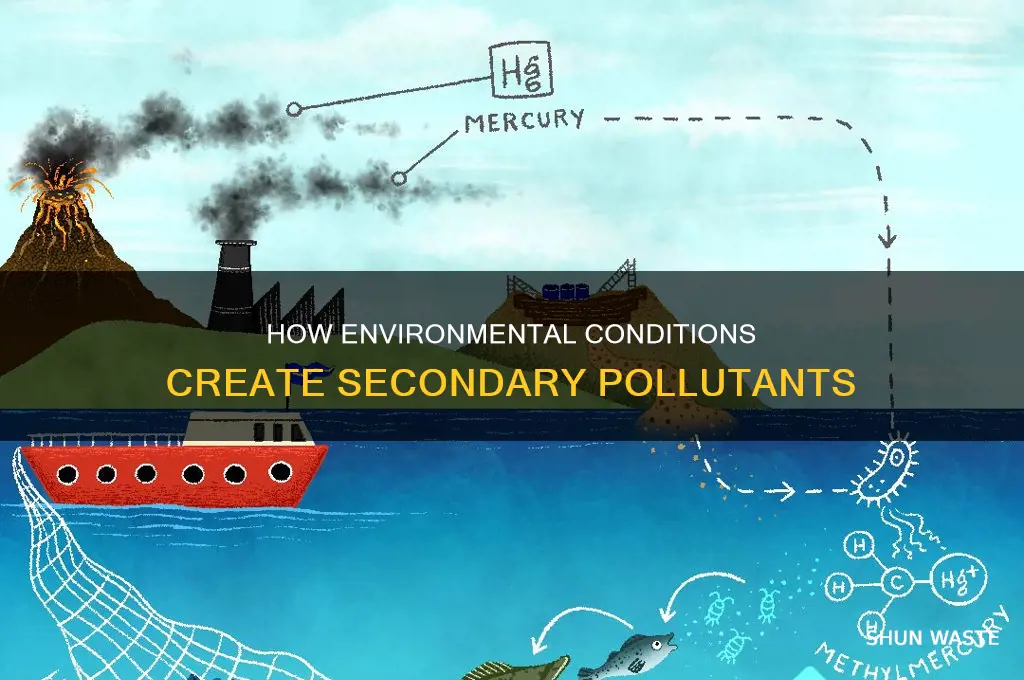 which environmental condition leads to the formation of secondary pollutants
