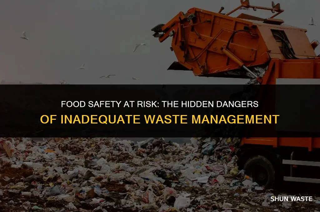 which food safety hazards result from poor waste management