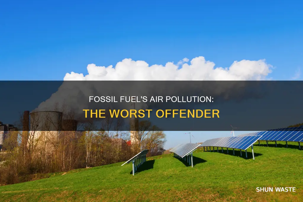 which fossil fuel most pollutes the air