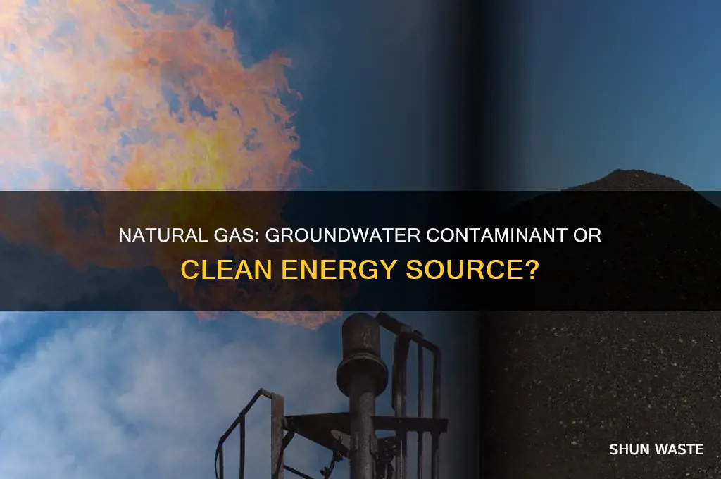 which gas is a souce of natural groundwater pollution
