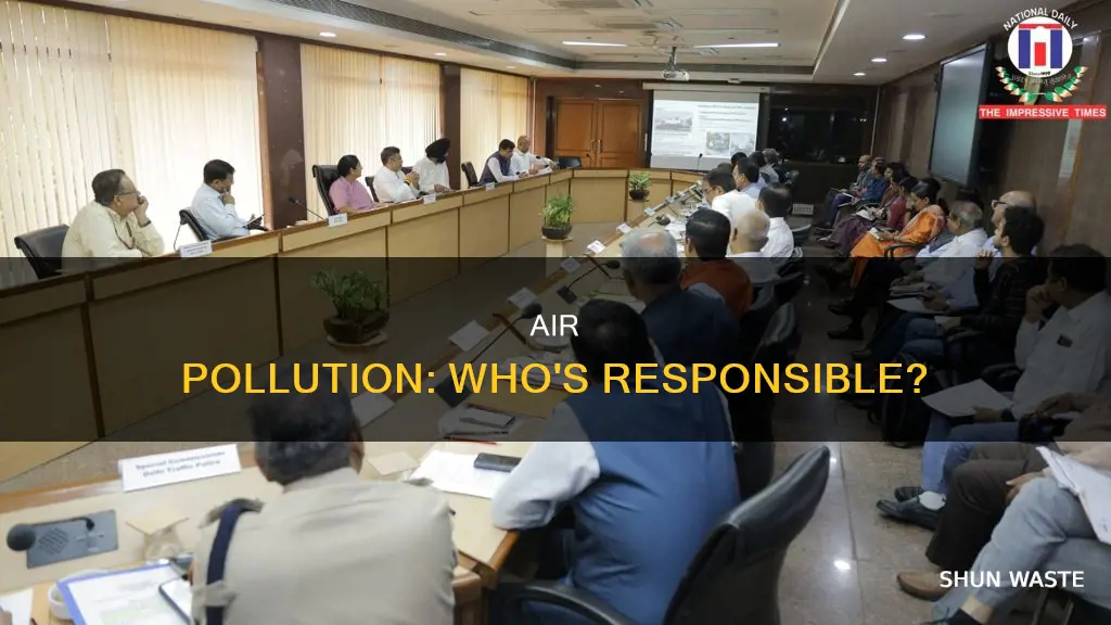 which government department is responsible for air pollution