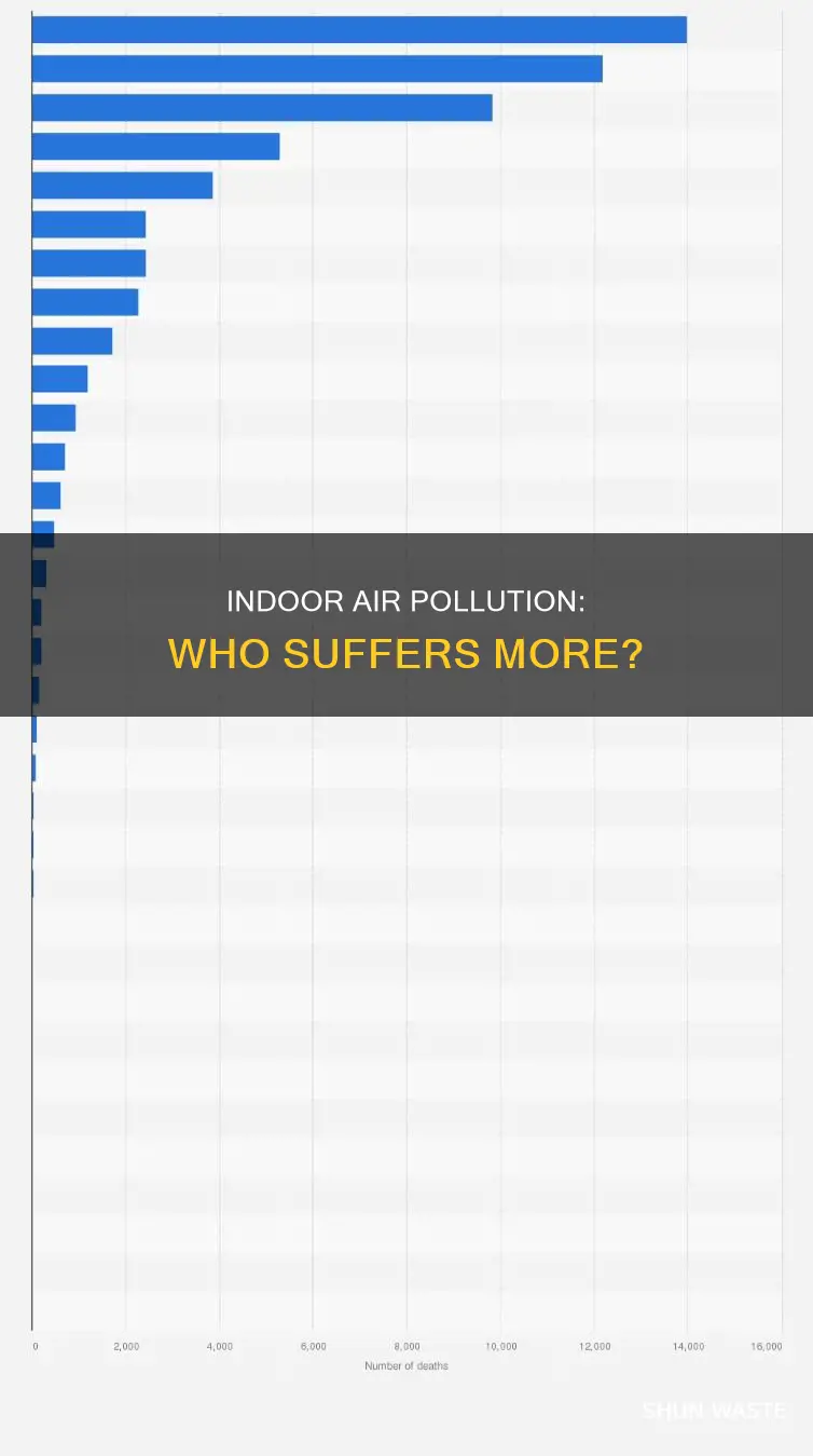 which group experiences mroe death from indoor air pollution