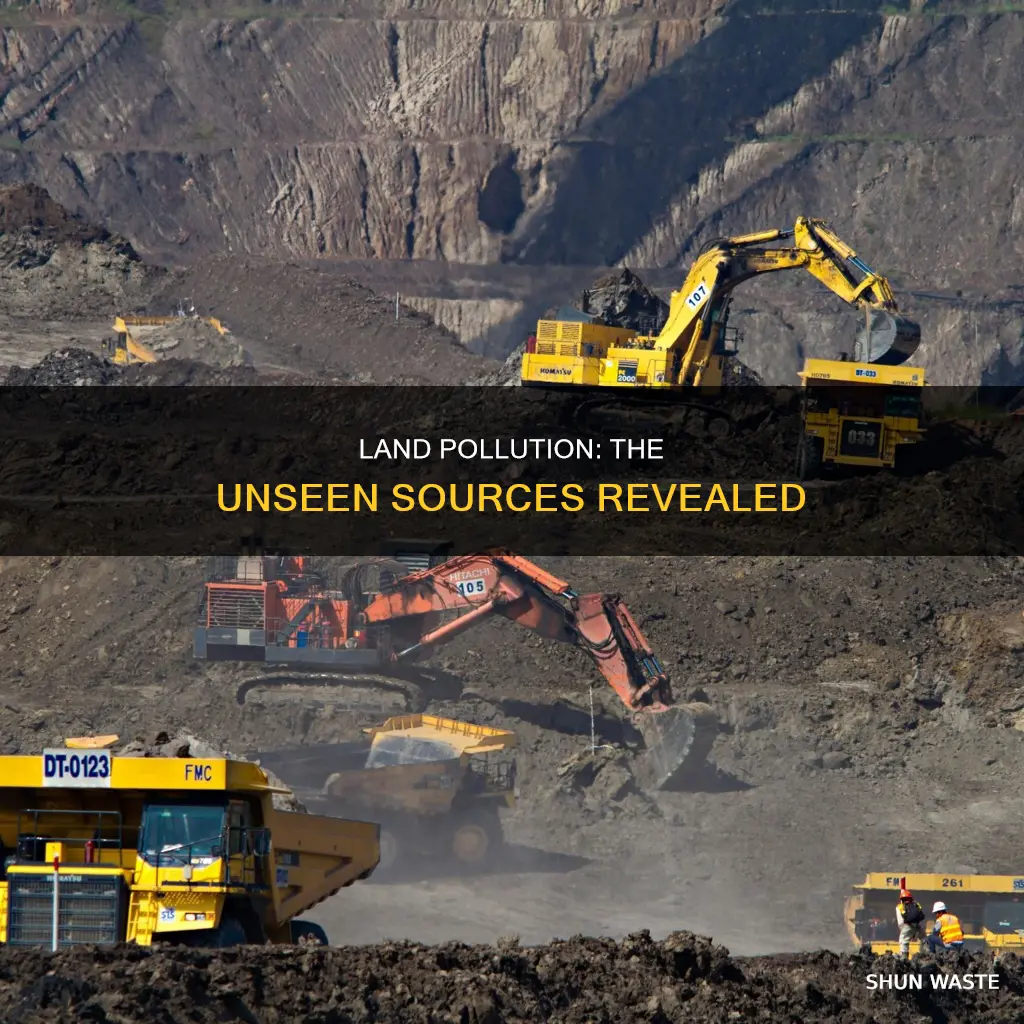 which is a source of land pollution