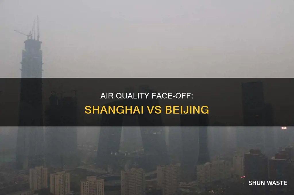 which is more polluted shanghai or beijing