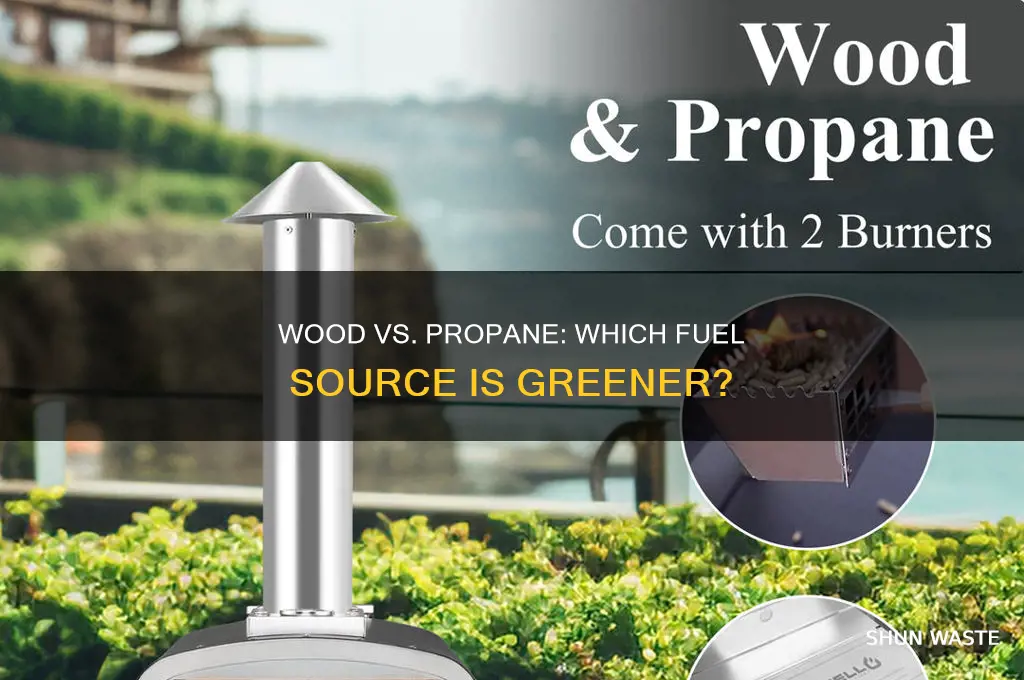 which is more polluting burning wood or propane for heat