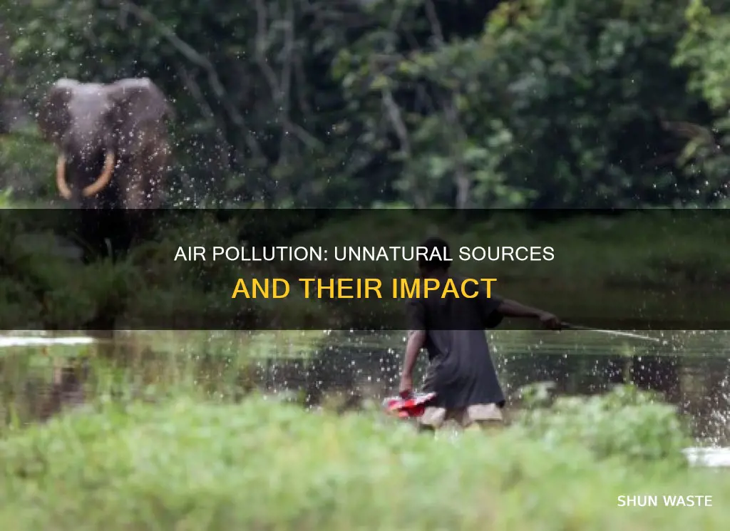 which is not a natural source of air pollution
