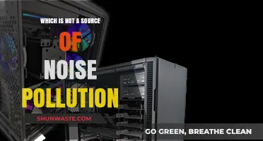 Sources of Silence: What Doesn't Contribute to Noise Pollution