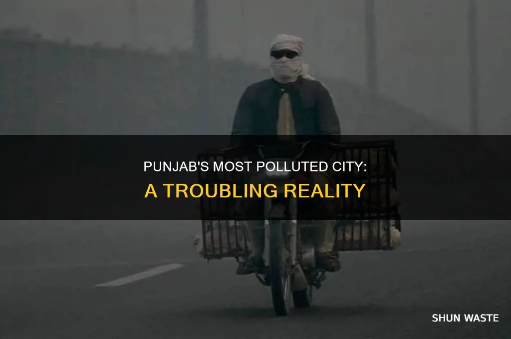 which is the most polluted city of punjab