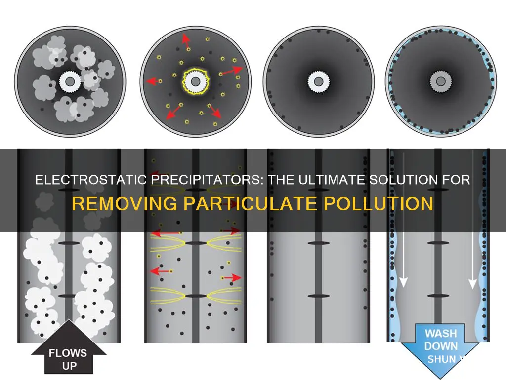 which major pollutant can be removed with electrostatic precipitators