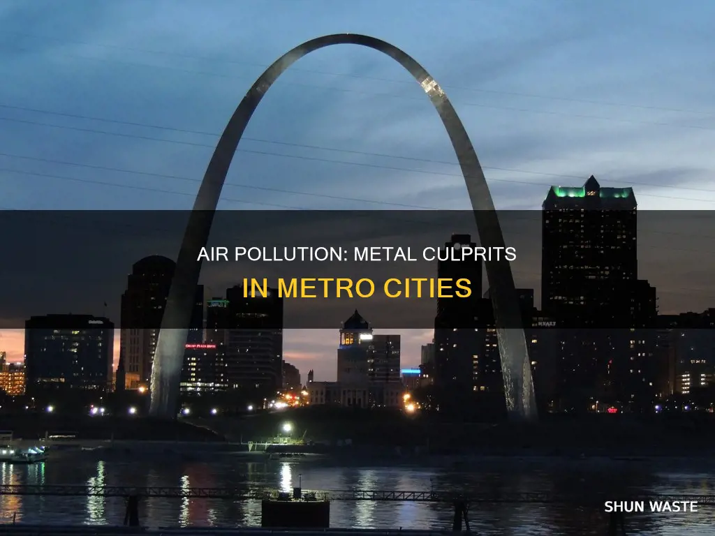 which metal is the main air pollutant in metro cities