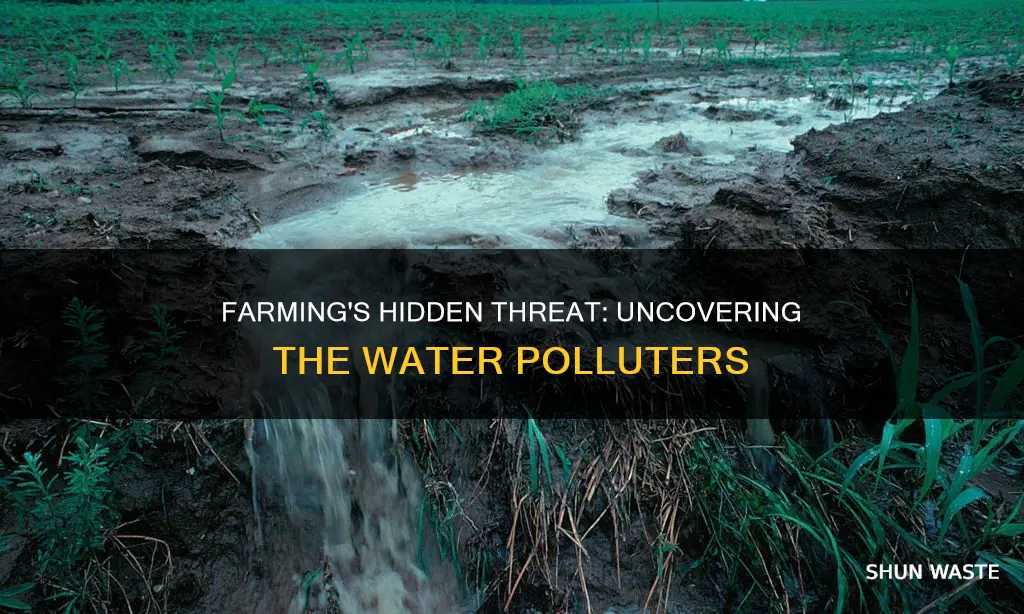 which of the following agricultural practices can increase water pollution