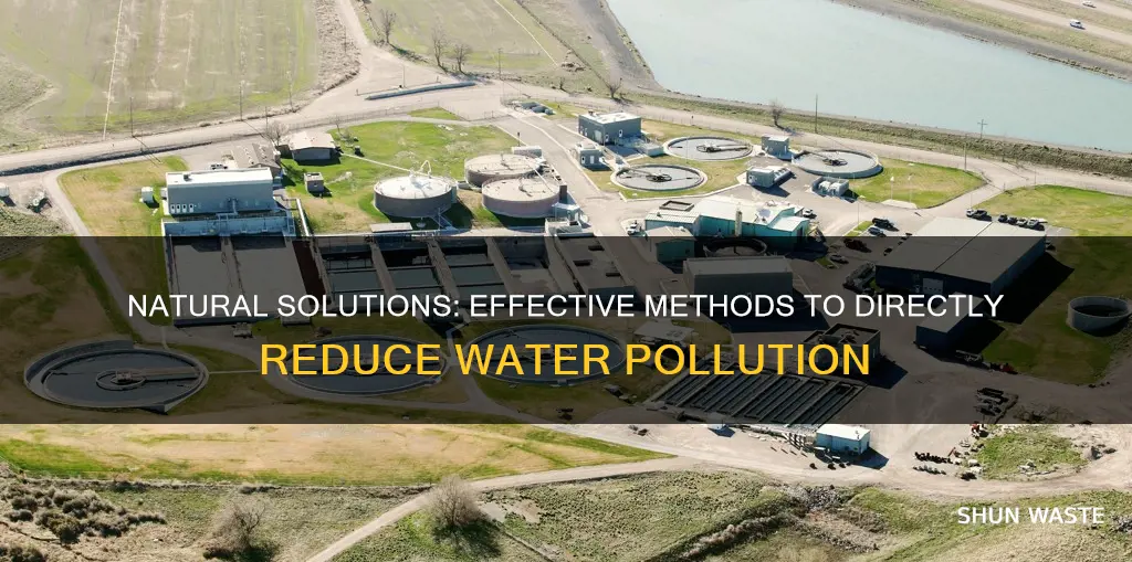 which of the following can directly reduce water pollution