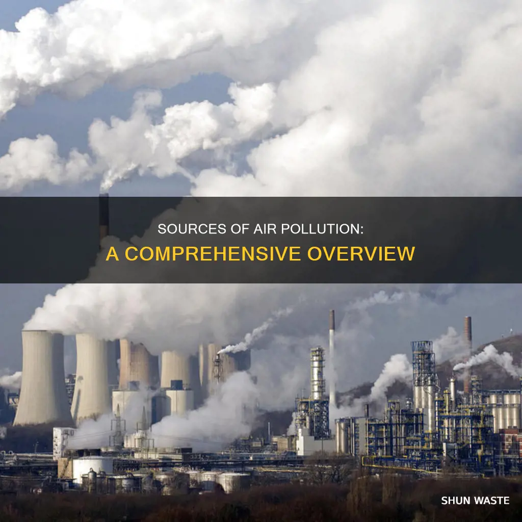 which of the following cause air pollution