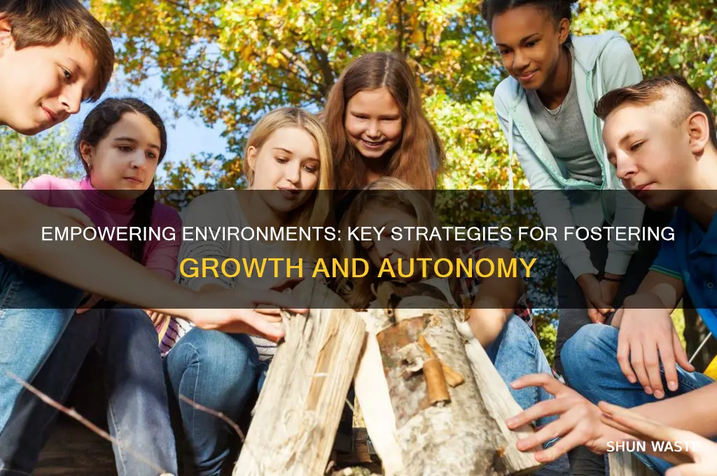 which of the following helps to facilitate an empowered environment