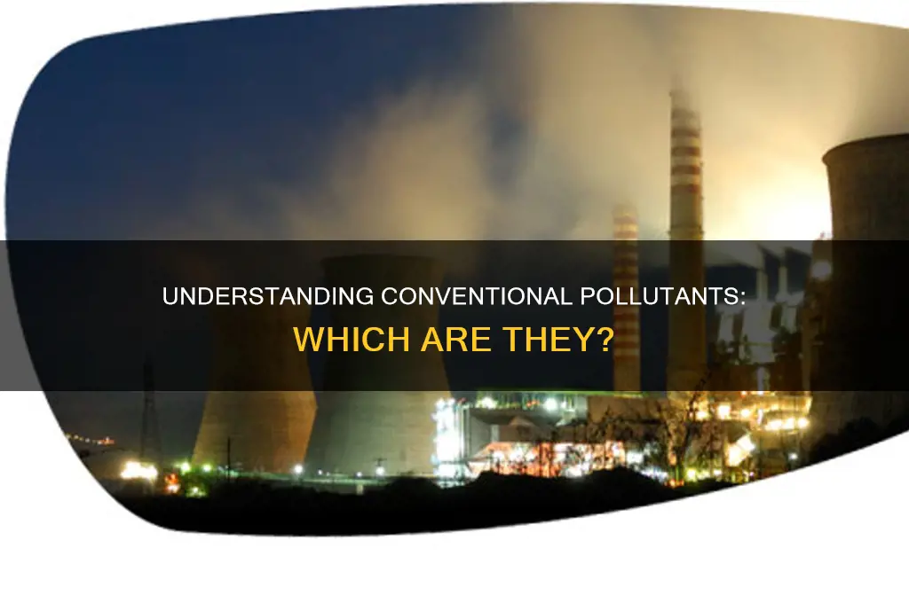 which of the following is a conventional pollutant