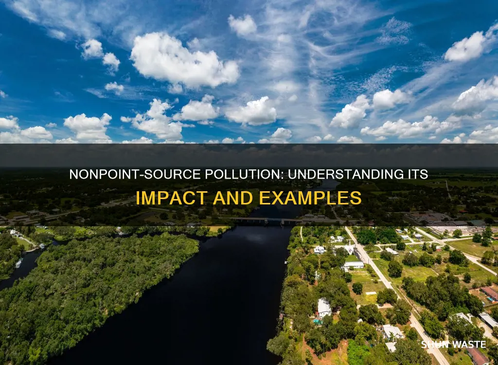 which of the following is an example of nonpoint-source pollution