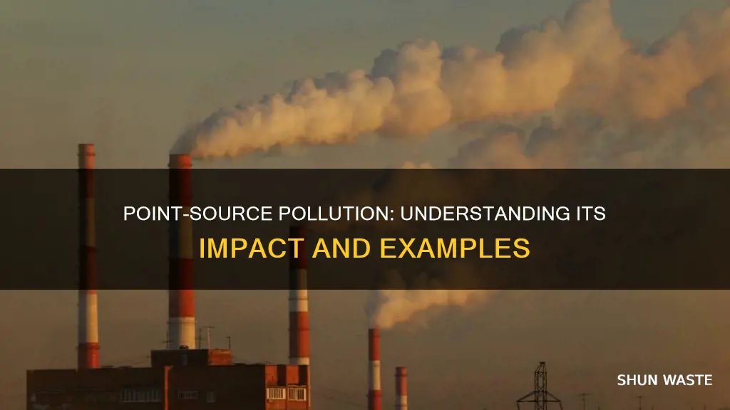 which of the following is an example of point-source pollution