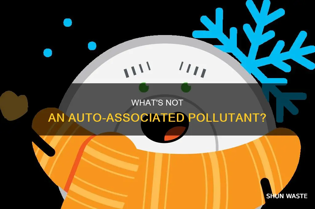 which of the following is not an auto-associated pollutant