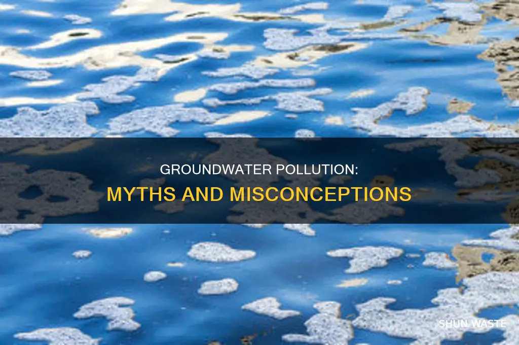 which of the following is not true about groundwater pollution