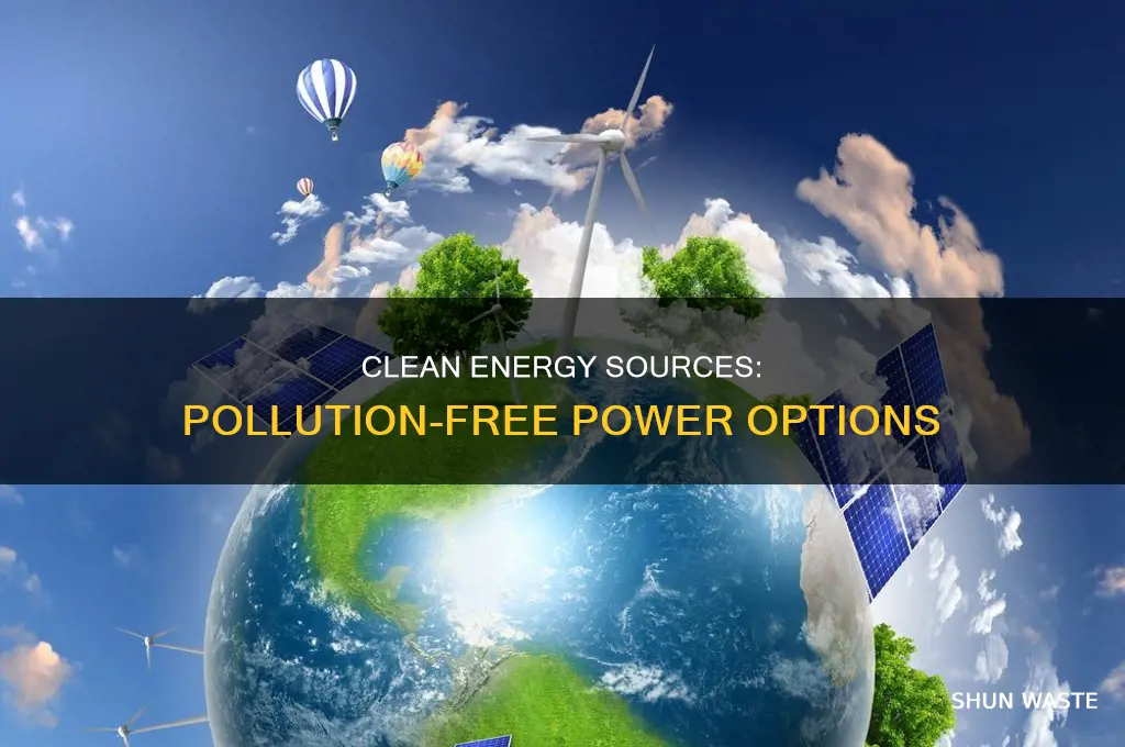 which of the following is the pollution free energy resource