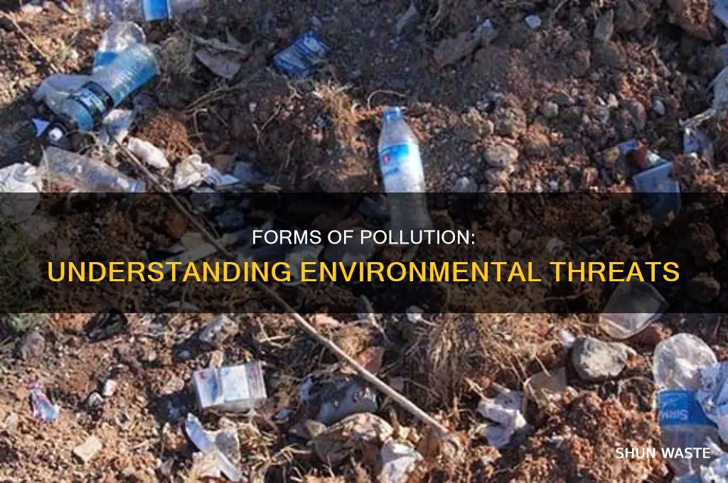 which of the following pairs is a form a pollution
