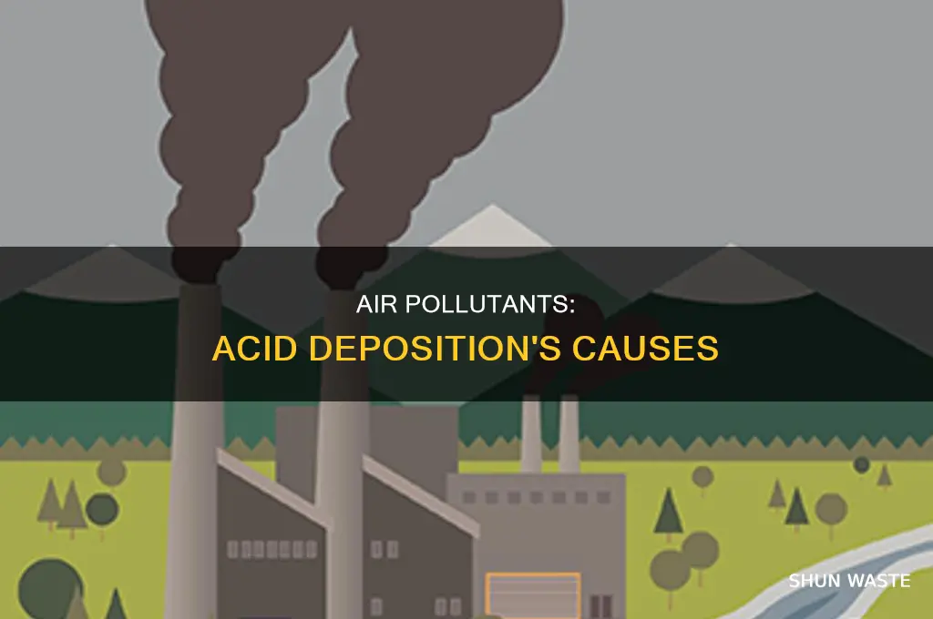 which of the following pollutants contributes to acid deposition