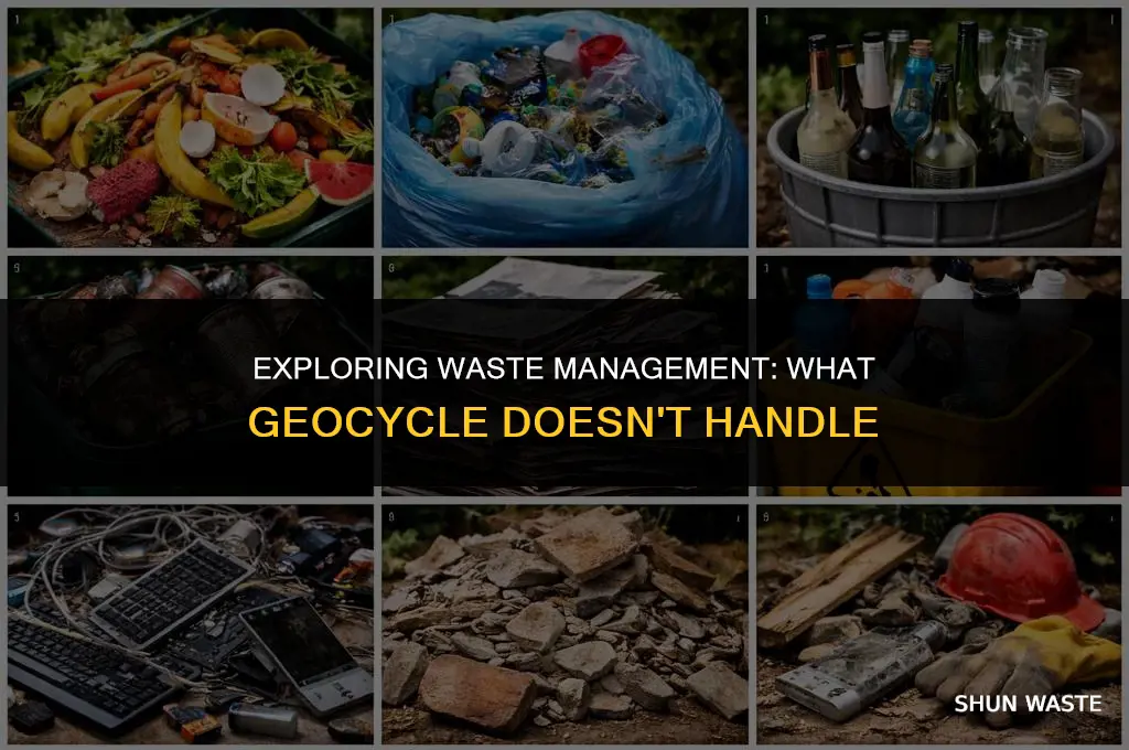 which of the following waste are not managed by geocycle