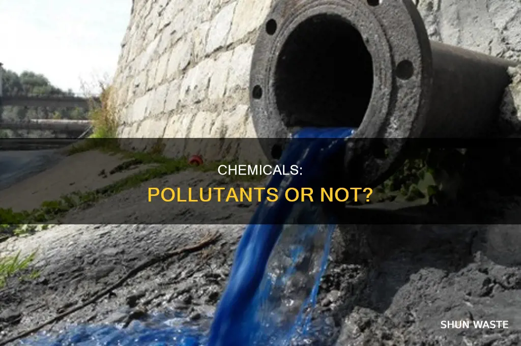 which of these chemicals is not a pollutant weegy