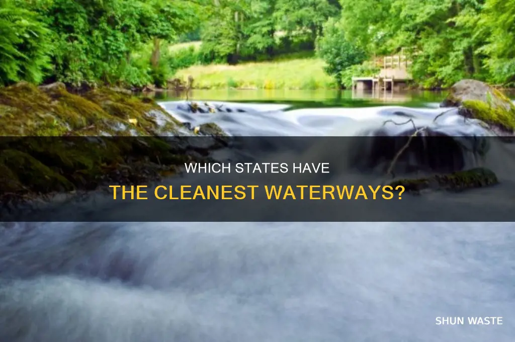 which of these states has the fewest polluted waterways