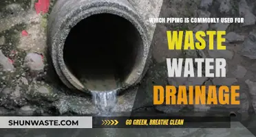 Best Piping Materials for Efficient Waste Water Drainage Systems
