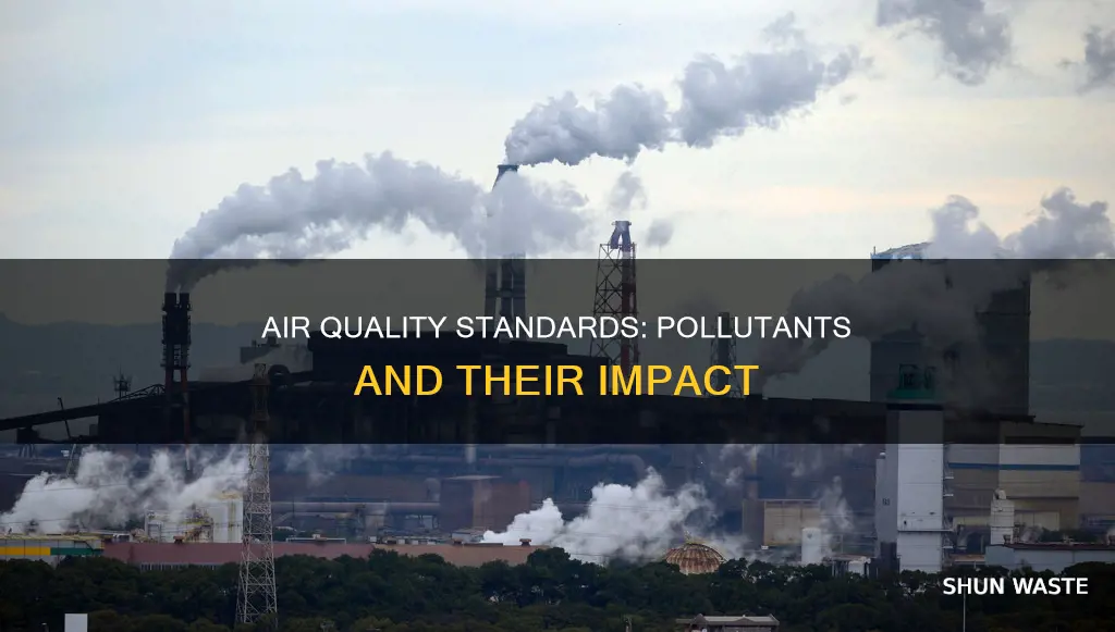 which pollutant have the air quality standards have