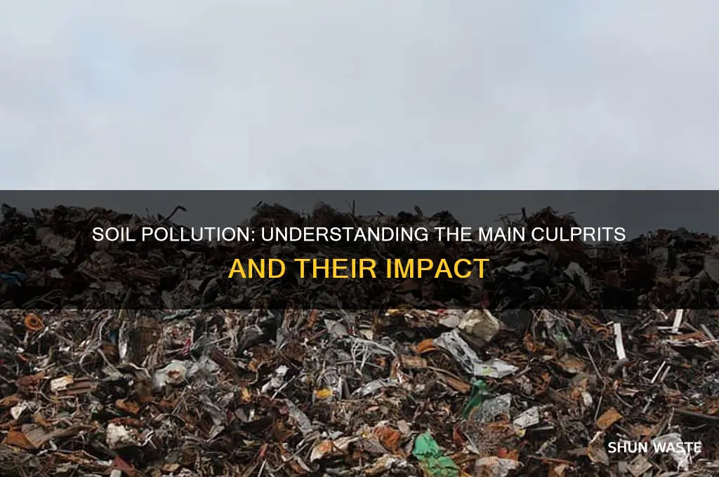 which pollutant hurts the soil