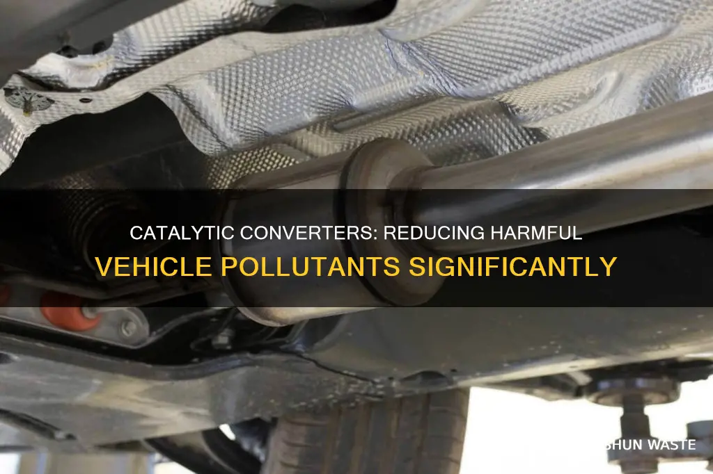 which pollutants are reduced in concentration by a catalytic converter