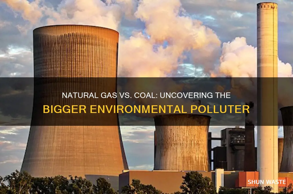 which pollutes more natural gas or coal