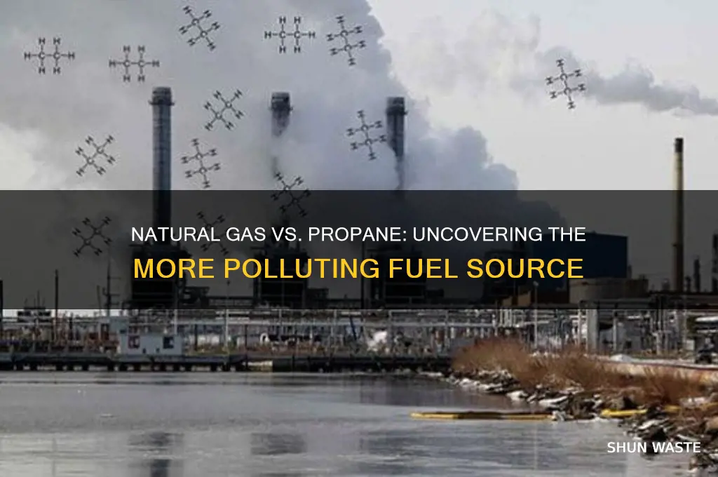 which pollutes more natural gas or propane