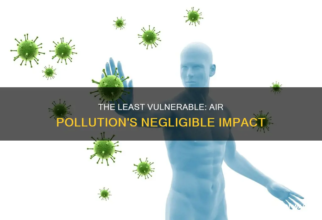 which population is least vulnerable to air pollution
